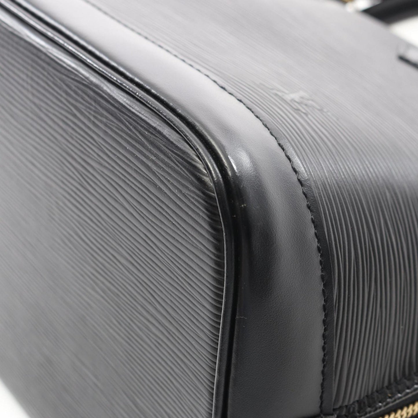 Louis Vuitton Black Leather Alma