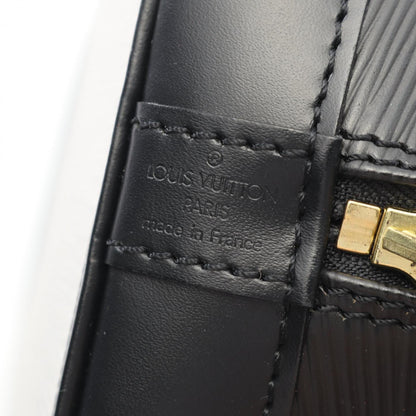 Louis Vuitton Black Leather Alma