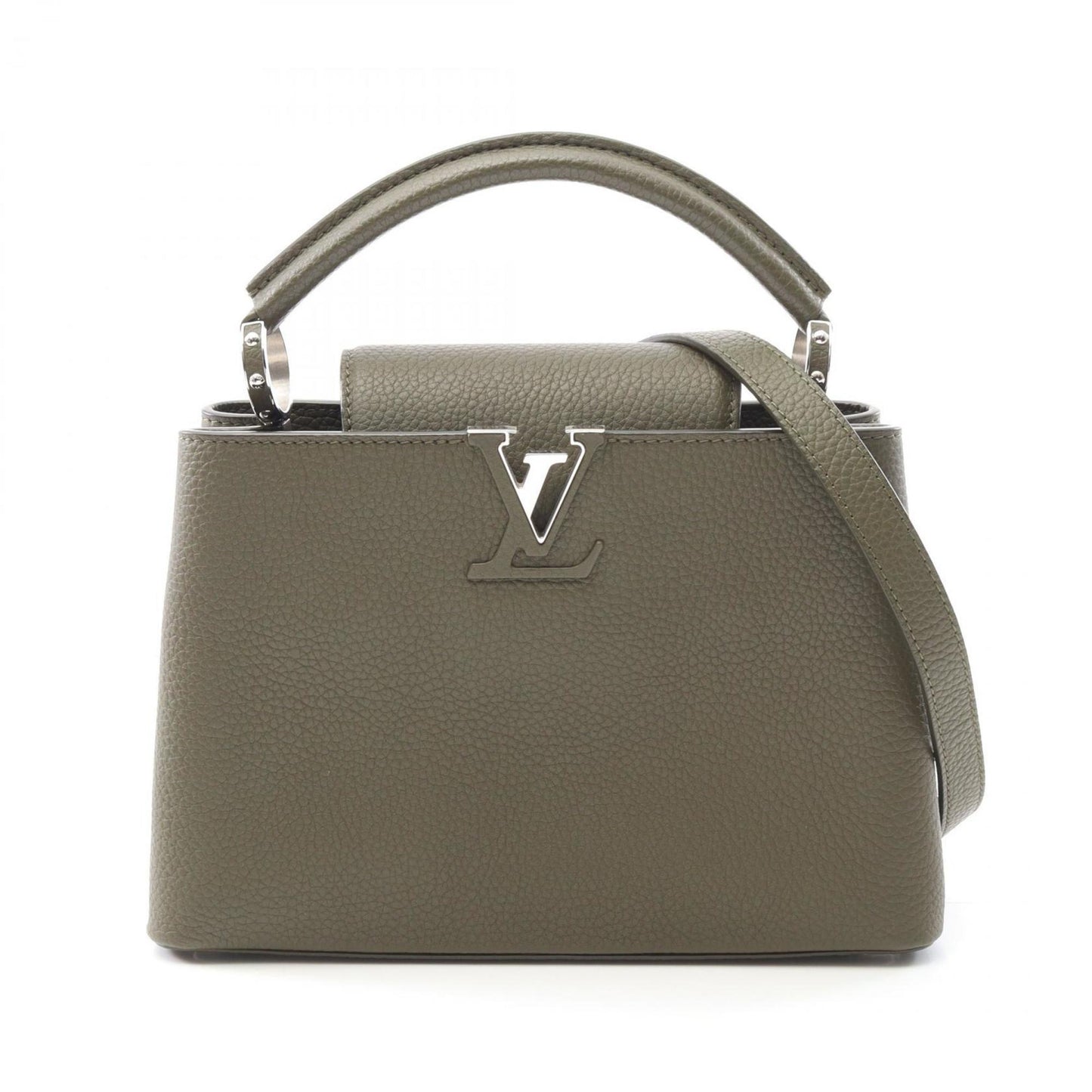 Louis Vuitton Brown Leather Capucines