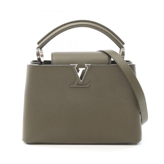 Louis Vuitton Brown Leather Capucines