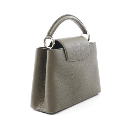 Louis Vuitton Brown Leather Capucines