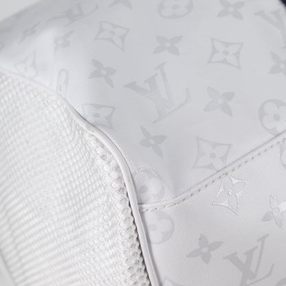 Louis Vuitton White Canvas Keepall