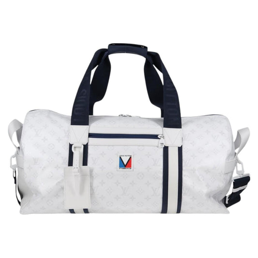 Louis Vuitton White Canvas Keepall