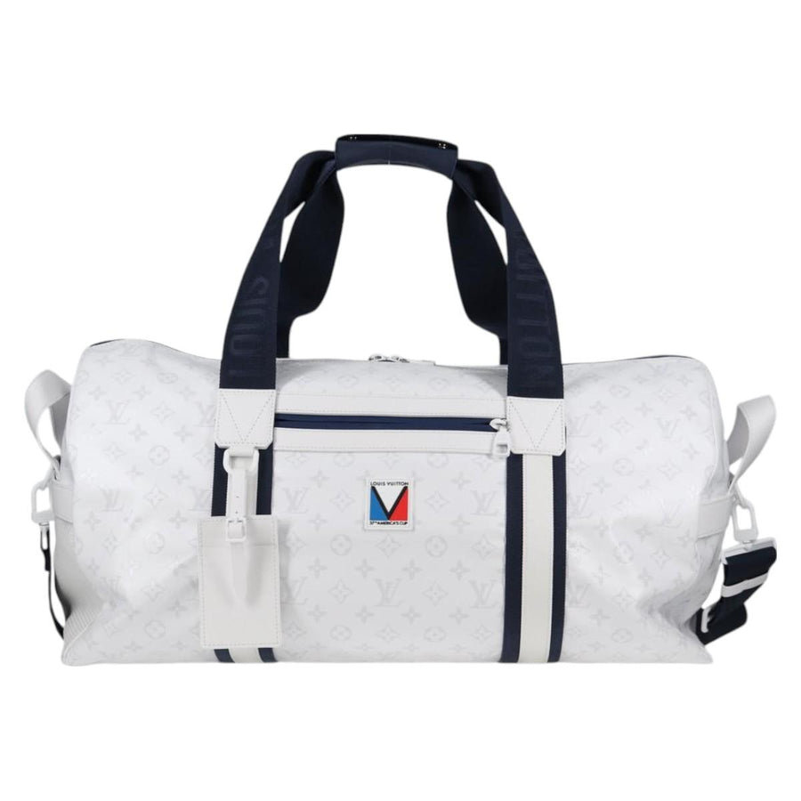 Louis Vuitton White Canvas Keepall
