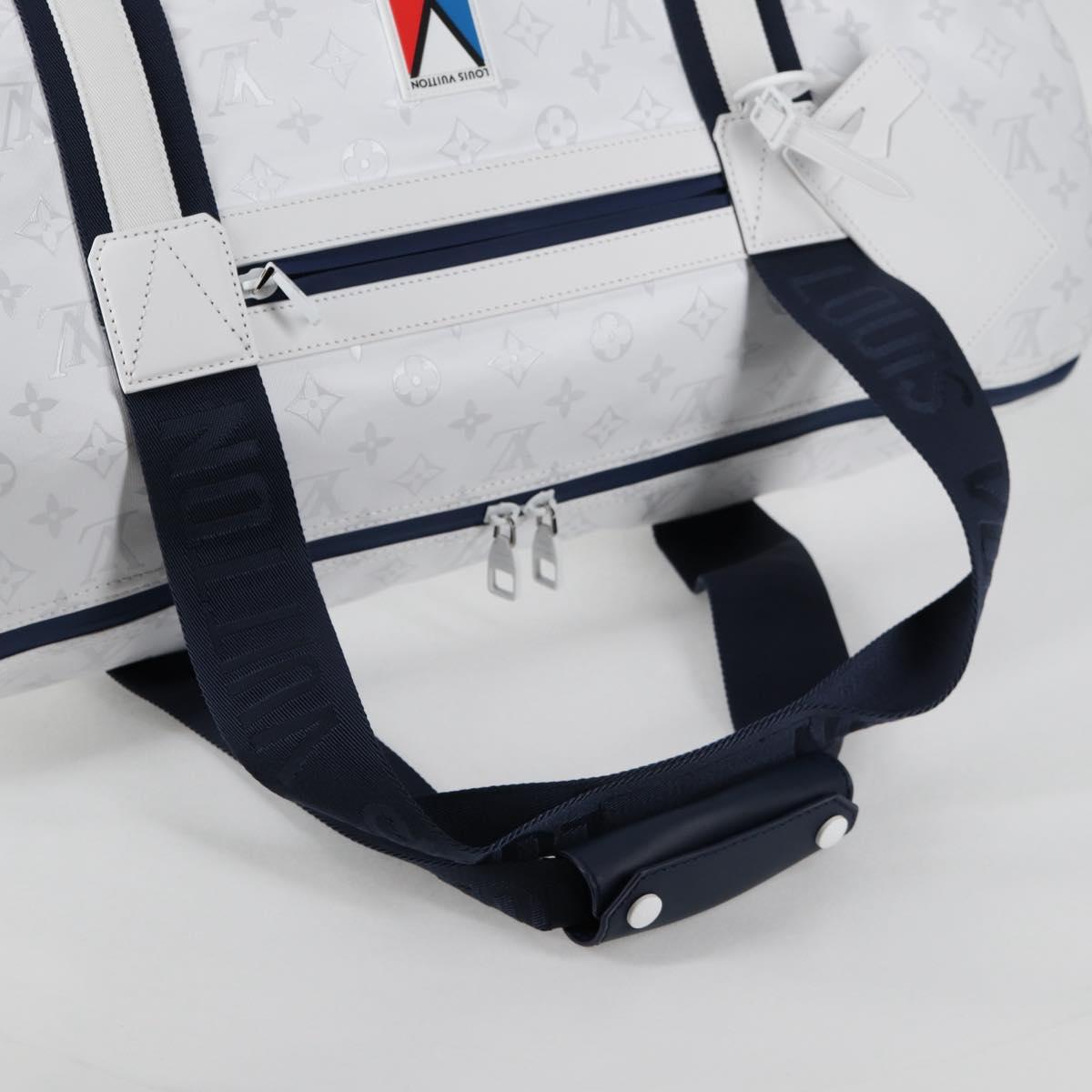 Louis Vuitton White Canvas Keepall