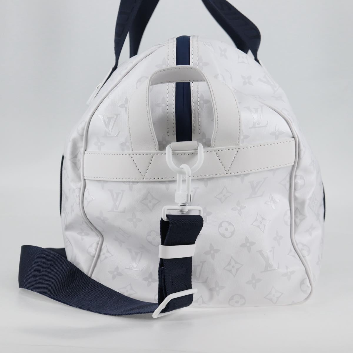 Louis Vuitton White Canvas Keepall