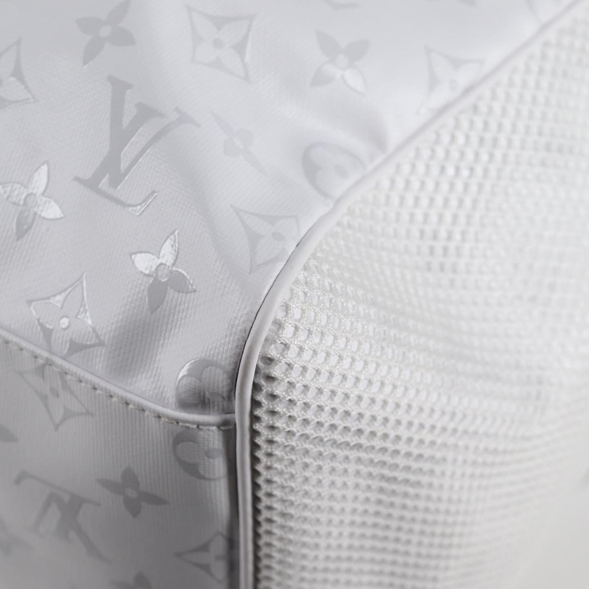Louis Vuitton White Canvas Keepall