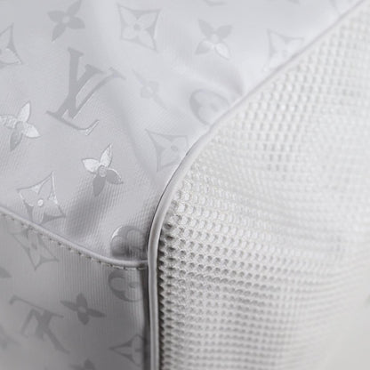 Louis Vuitton White Canvas Keepall