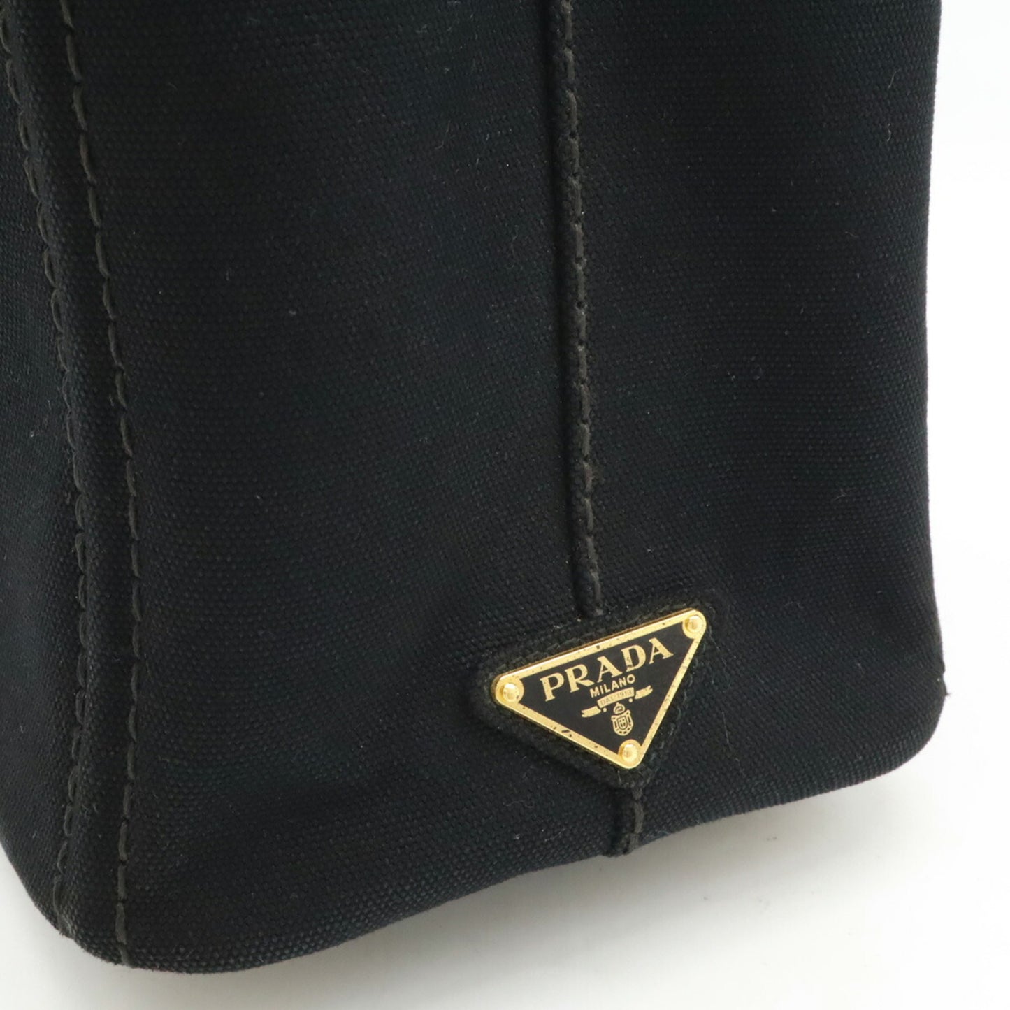 Prada Black Canvas Canapa