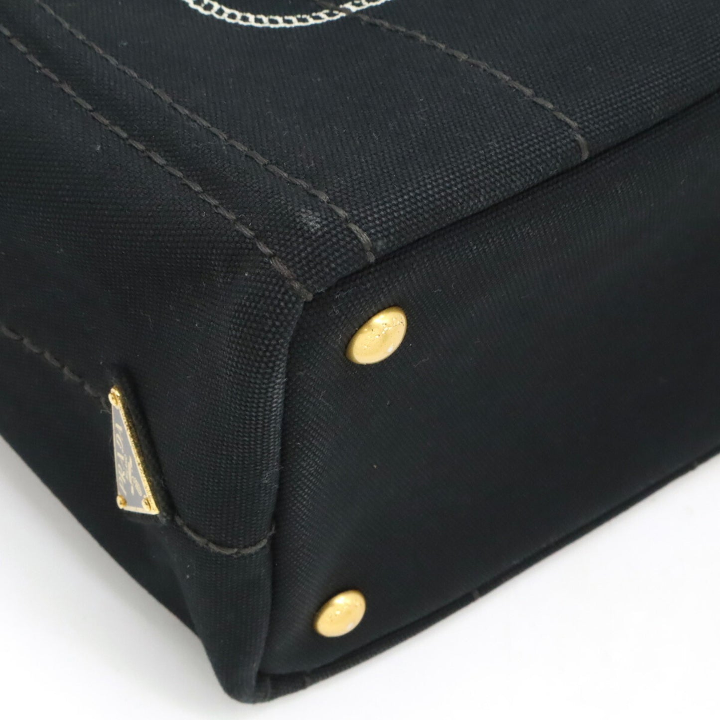 Prada Black Canvas Canapa