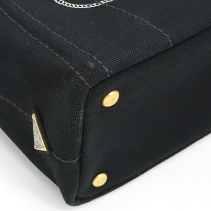 Prada Black Canvas Canapa