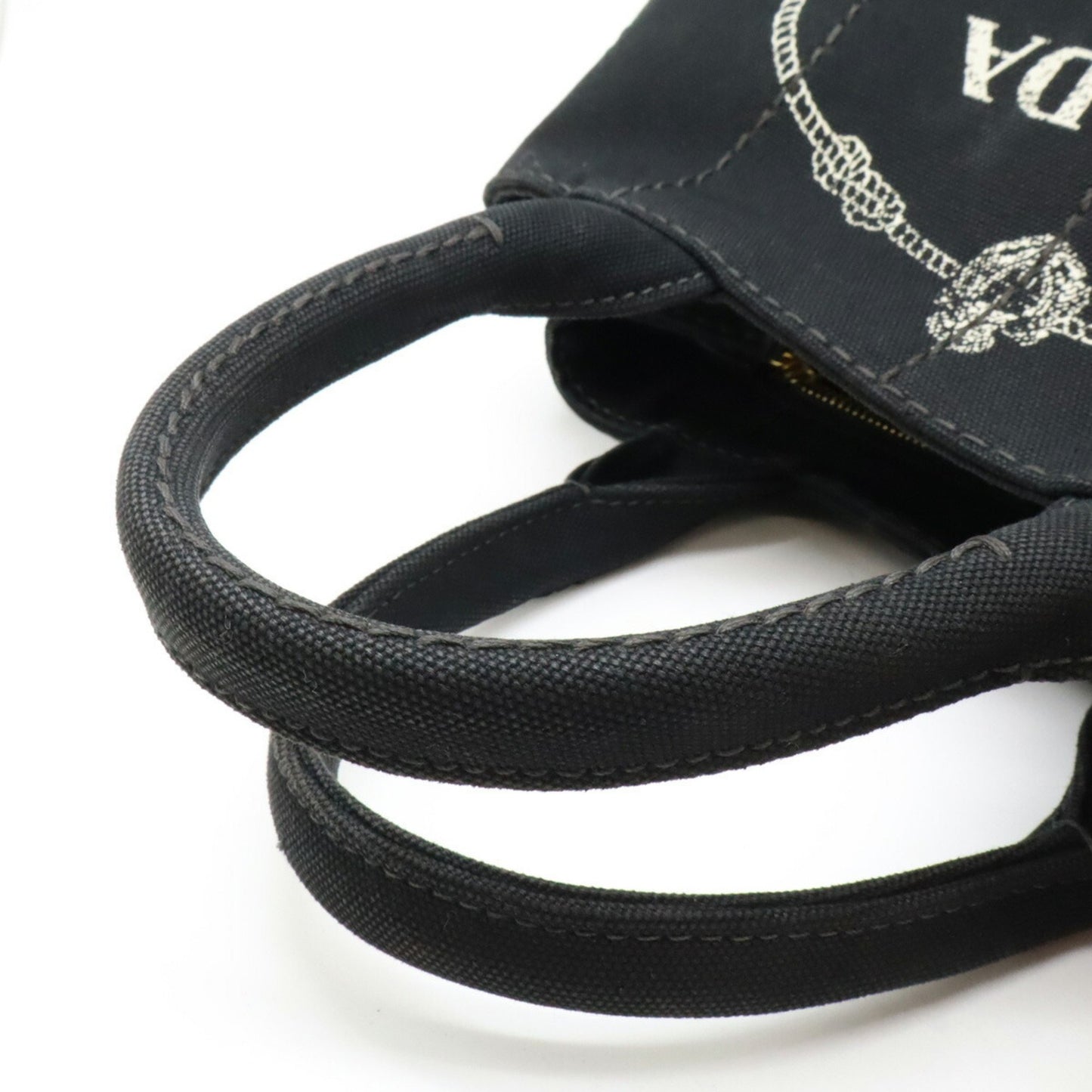Prada Black Canvas Canapa