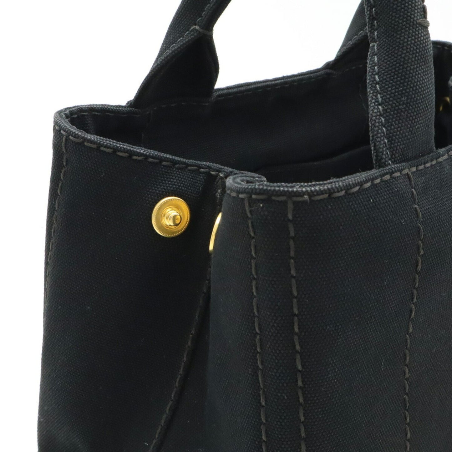 Prada Black Canvas Canapa