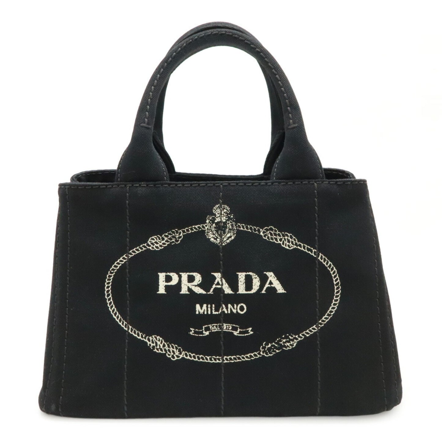 Prada Black Canvas Canapa