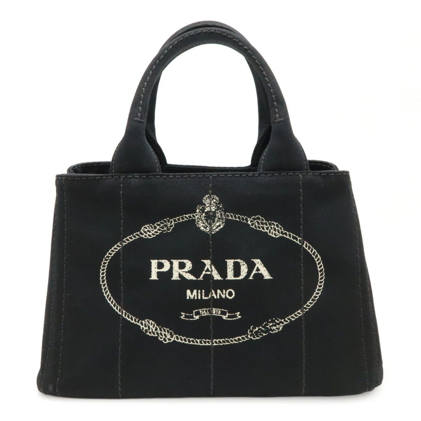 Prada Black Canvas Canapa