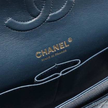 Chanel Blue Leather Timeless