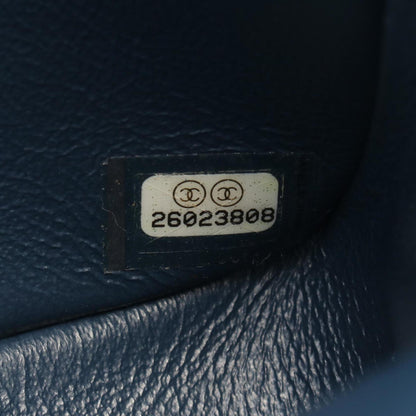 Chanel Blue Leather Timeless