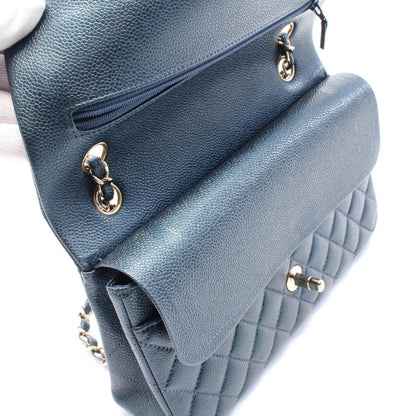 Chanel Blue Leather Timeless