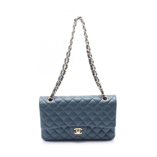 Chanel Blue Leather Timeless