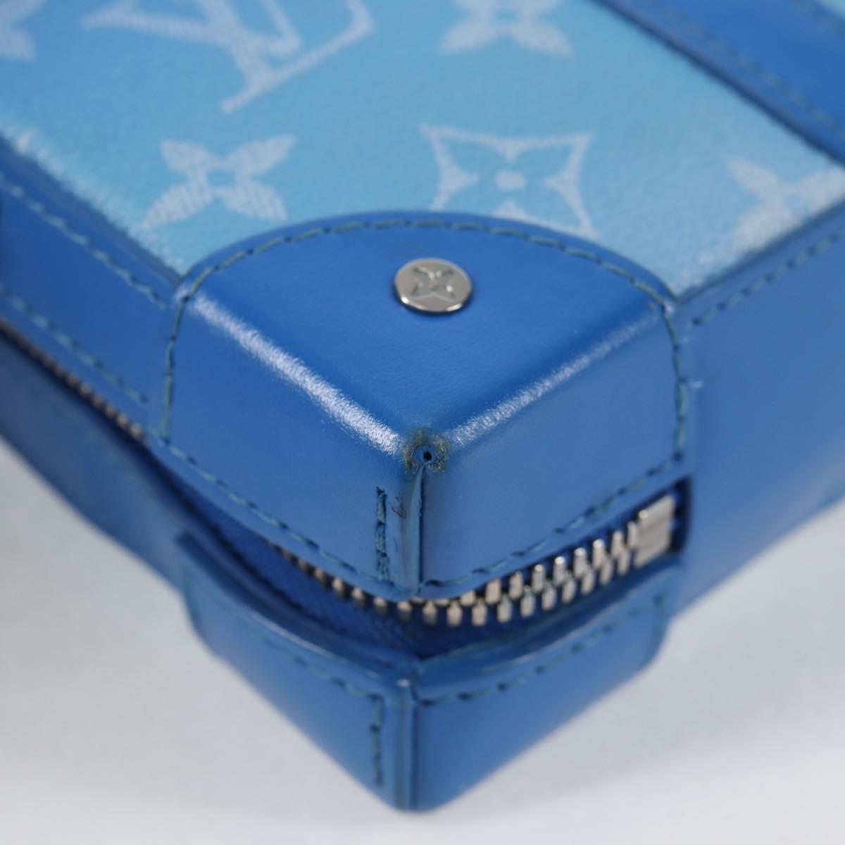 Louis Vuitton Blue Canvas Soft Trunk