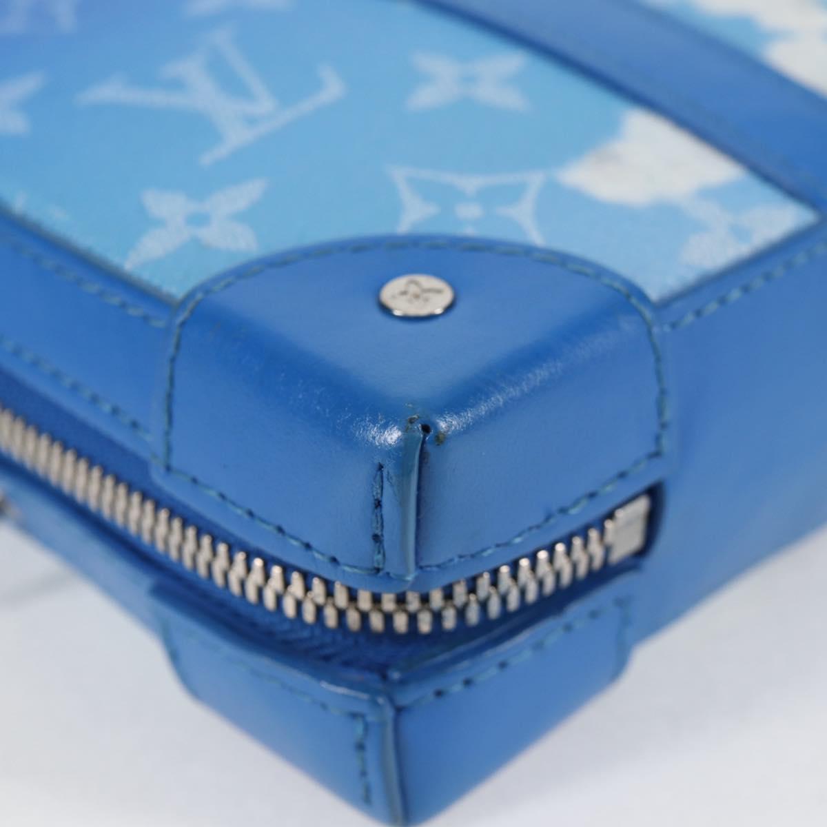 Louis Vuitton Blue Canvas Soft Trunk