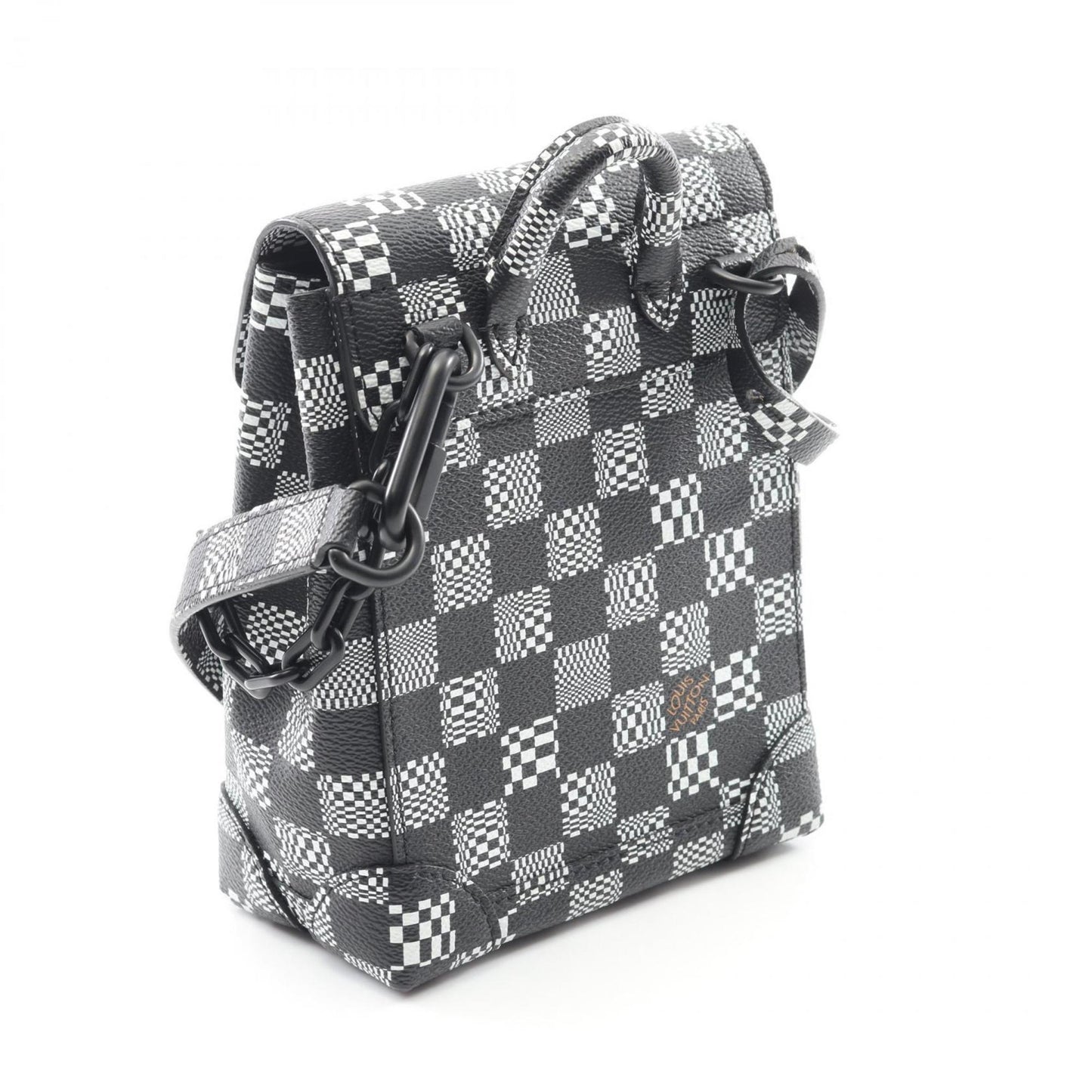 Louis Vuitton Black Canvas Steamer