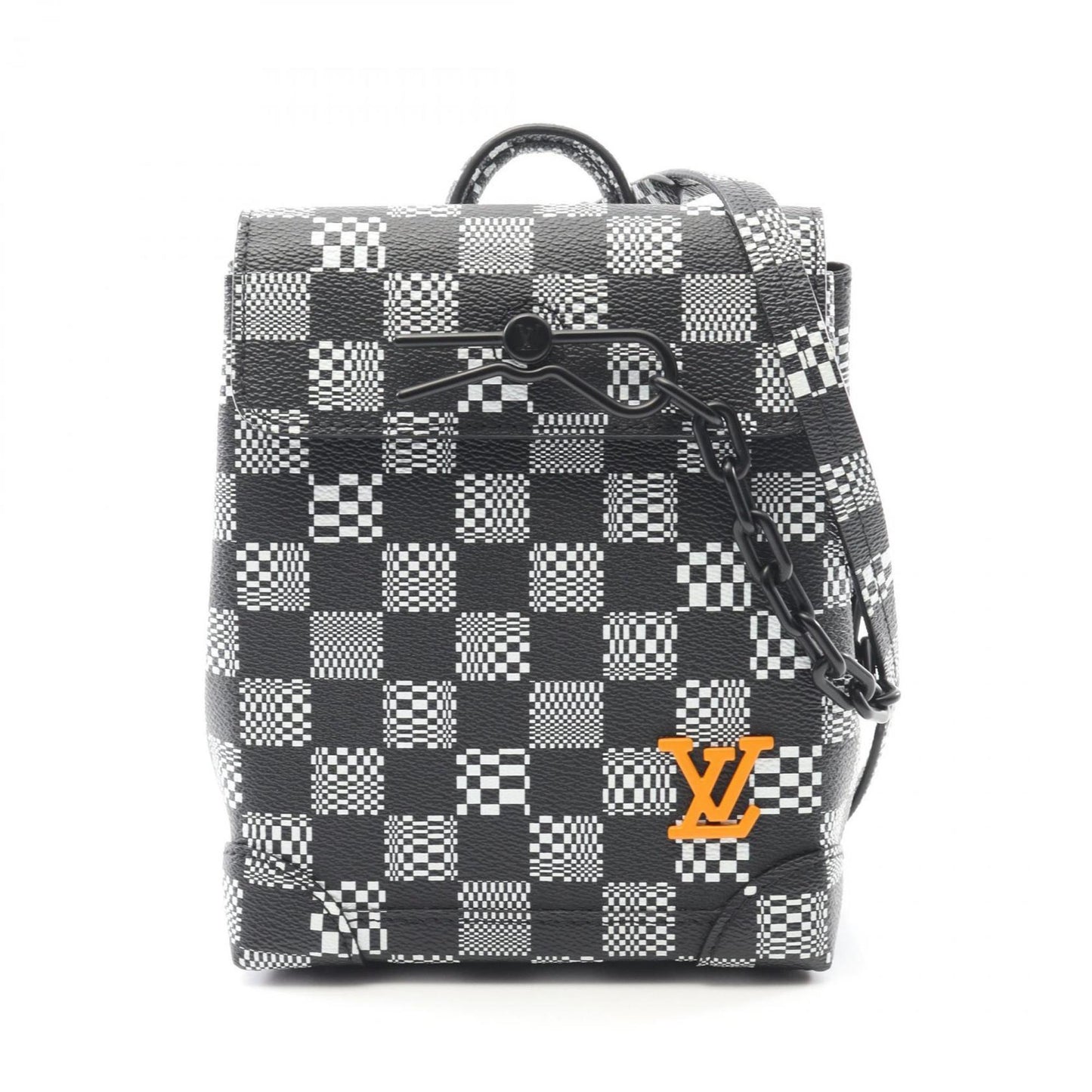 Louis Vuitton Black Canvas Steamer