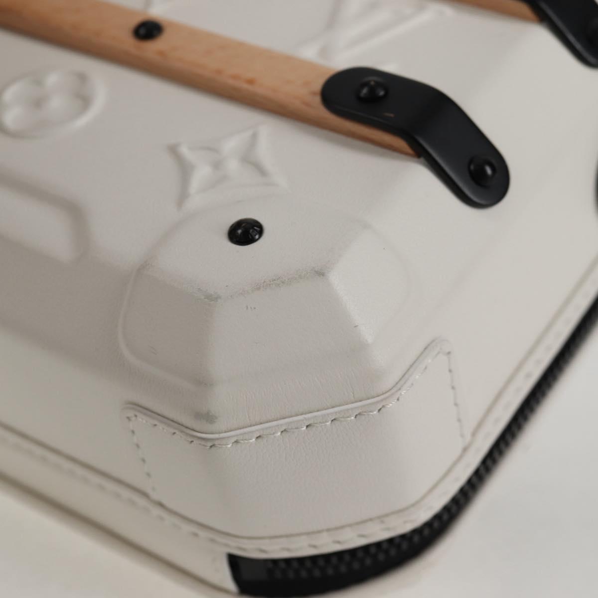 Louis Vuitton White Canvas Trunk