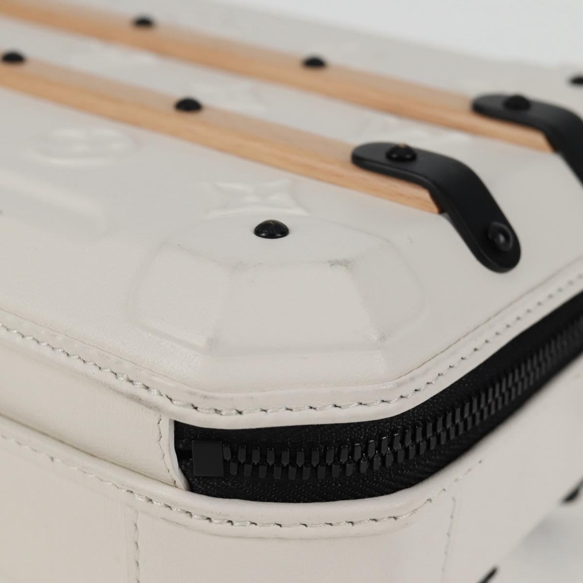 Louis Vuitton White Canvas Trunk