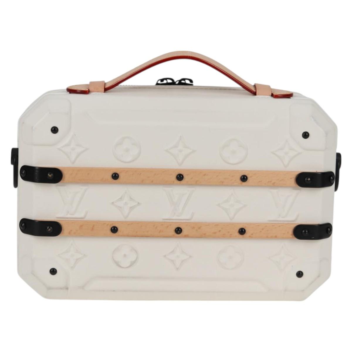 Louis Vuitton White Canvas Trunk