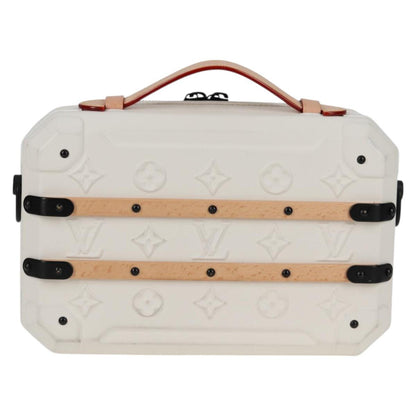 Louis Vuitton White Canvas Trunk