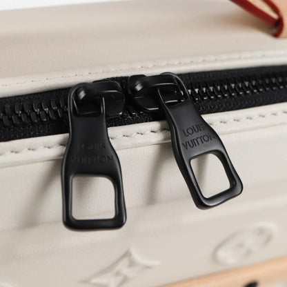 Louis Vuitton White Canvas Trunk