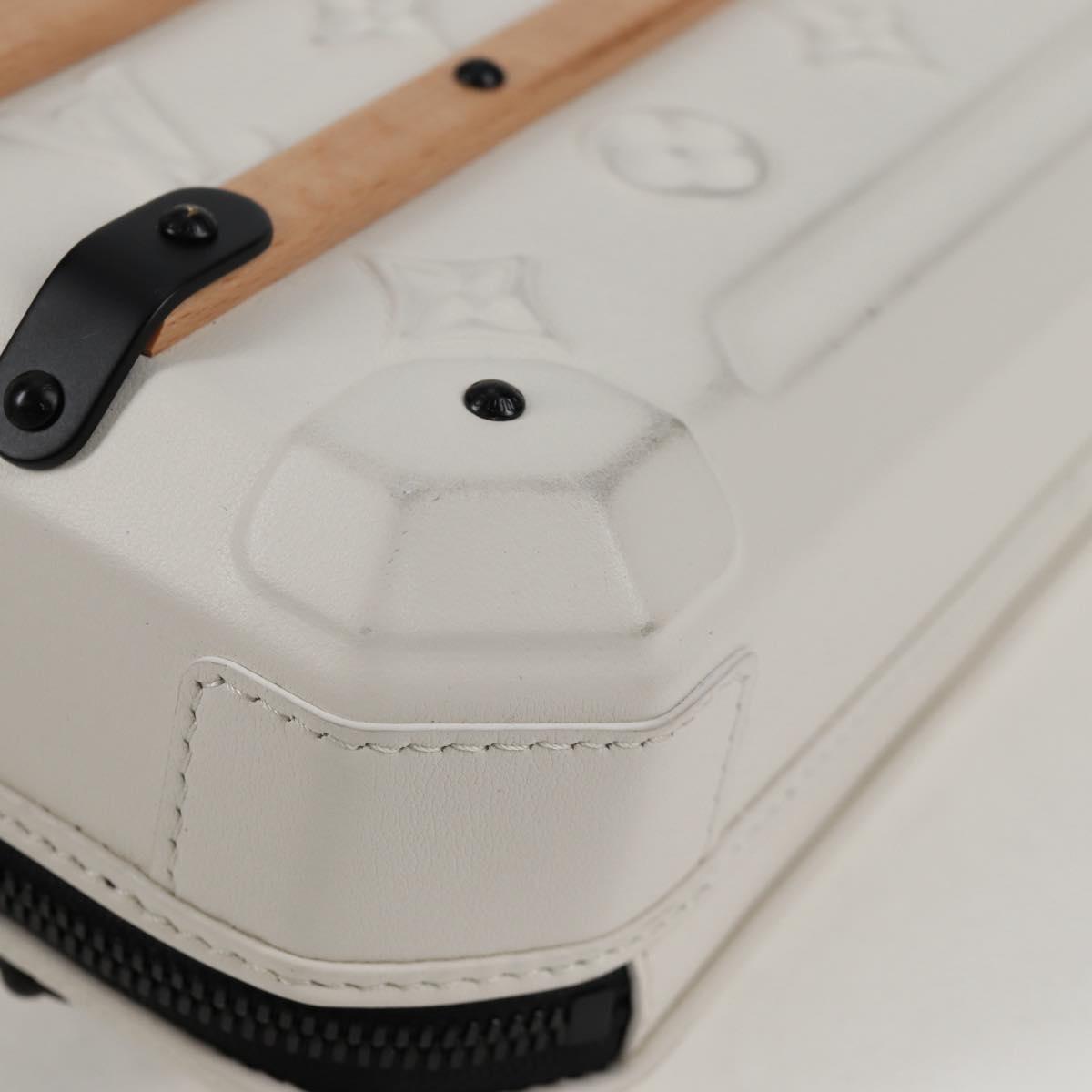 Louis Vuitton White Canvas Trunk