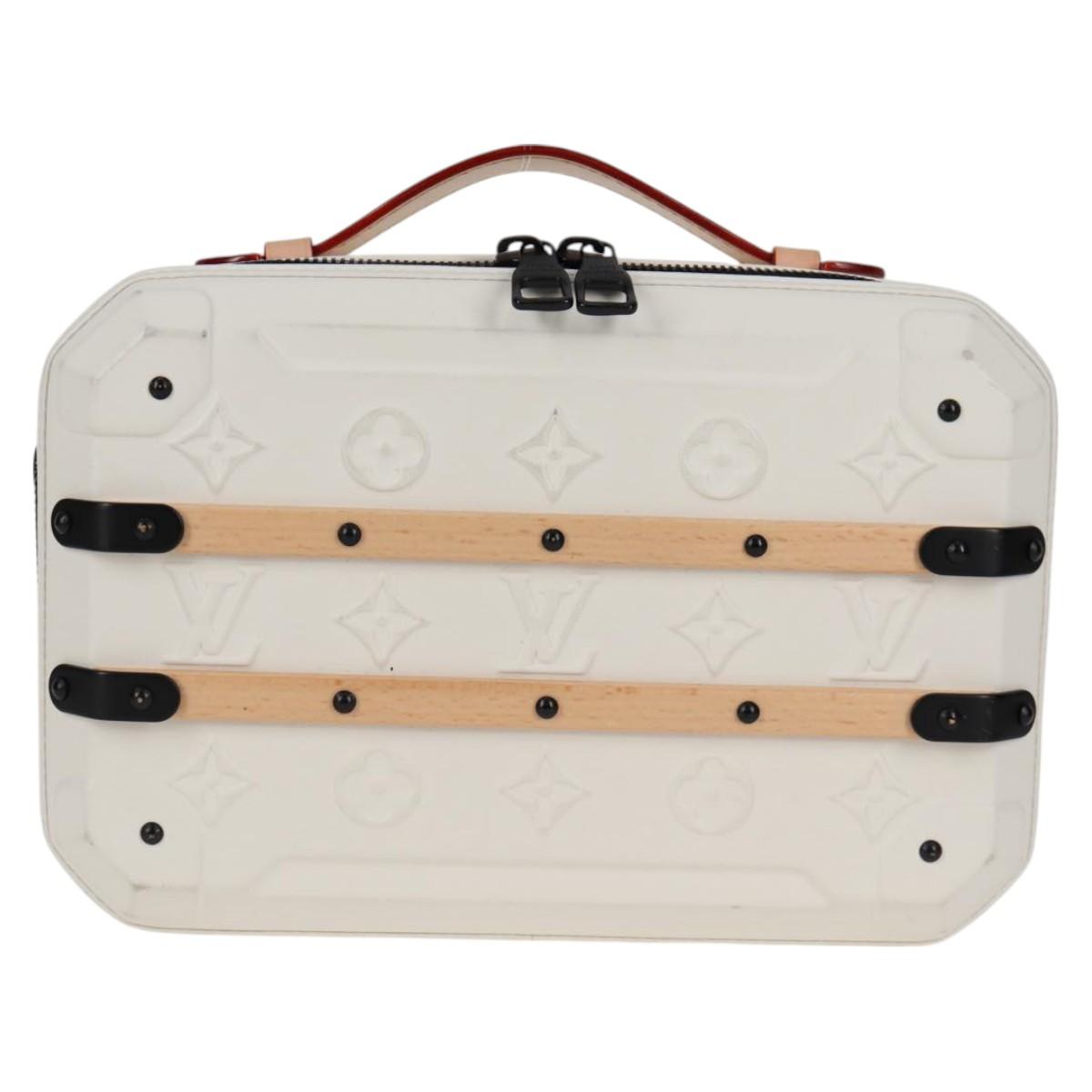 Louis Vuitton White Canvas Trunk