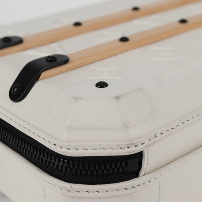 Louis Vuitton White Canvas Trunk