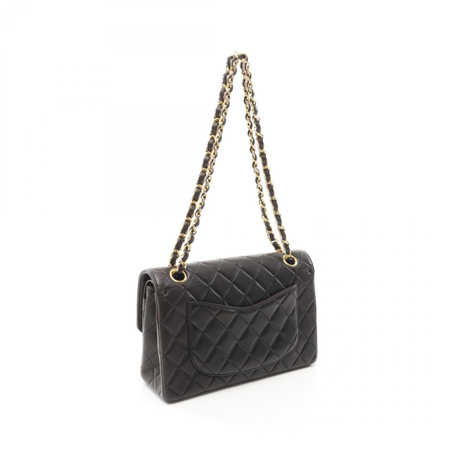 Chanel Black Leather Timeless 23
