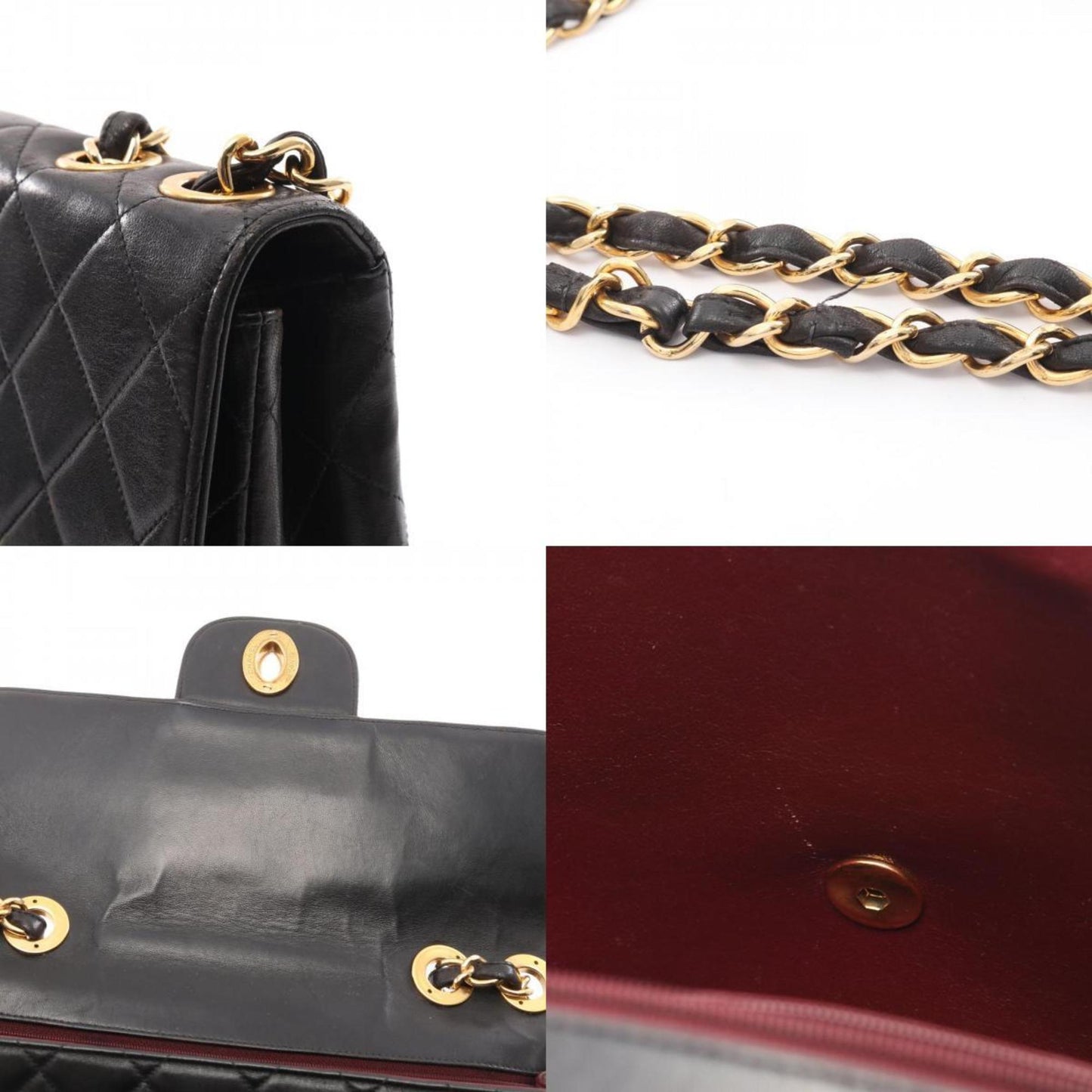 Chanel Black Leather Jumbo