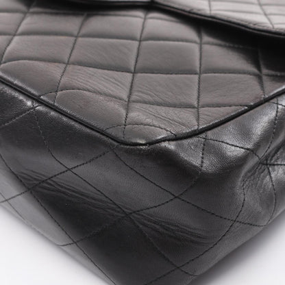 Chanel Black Leather Jumbo