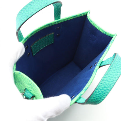 Louis Vuitton Blue Leather Sac Plat