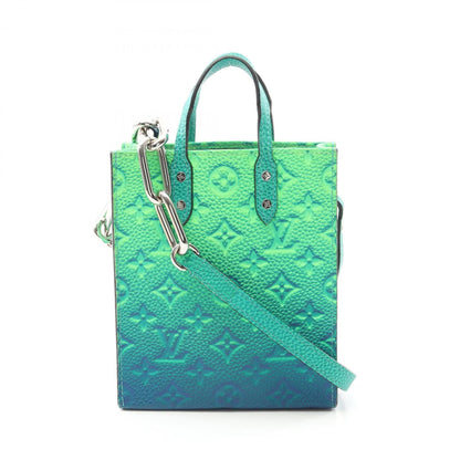 Louis Vuitton Blue Leather Sac Plat