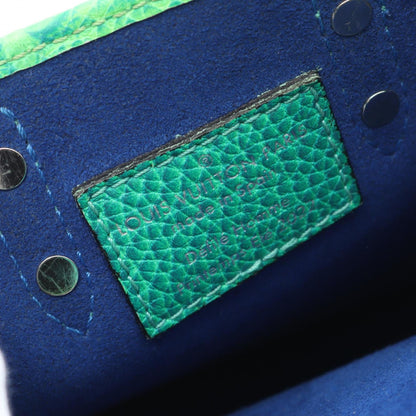 Louis Vuitton Blue Leather Sac Plat