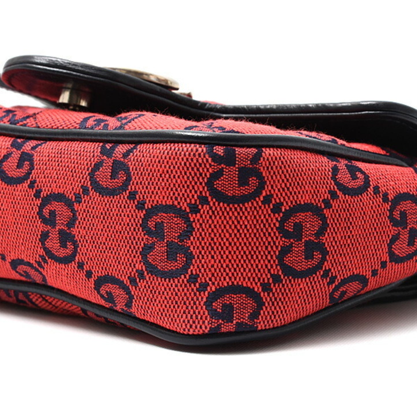 Gucci Red Canvas Gg Marmont