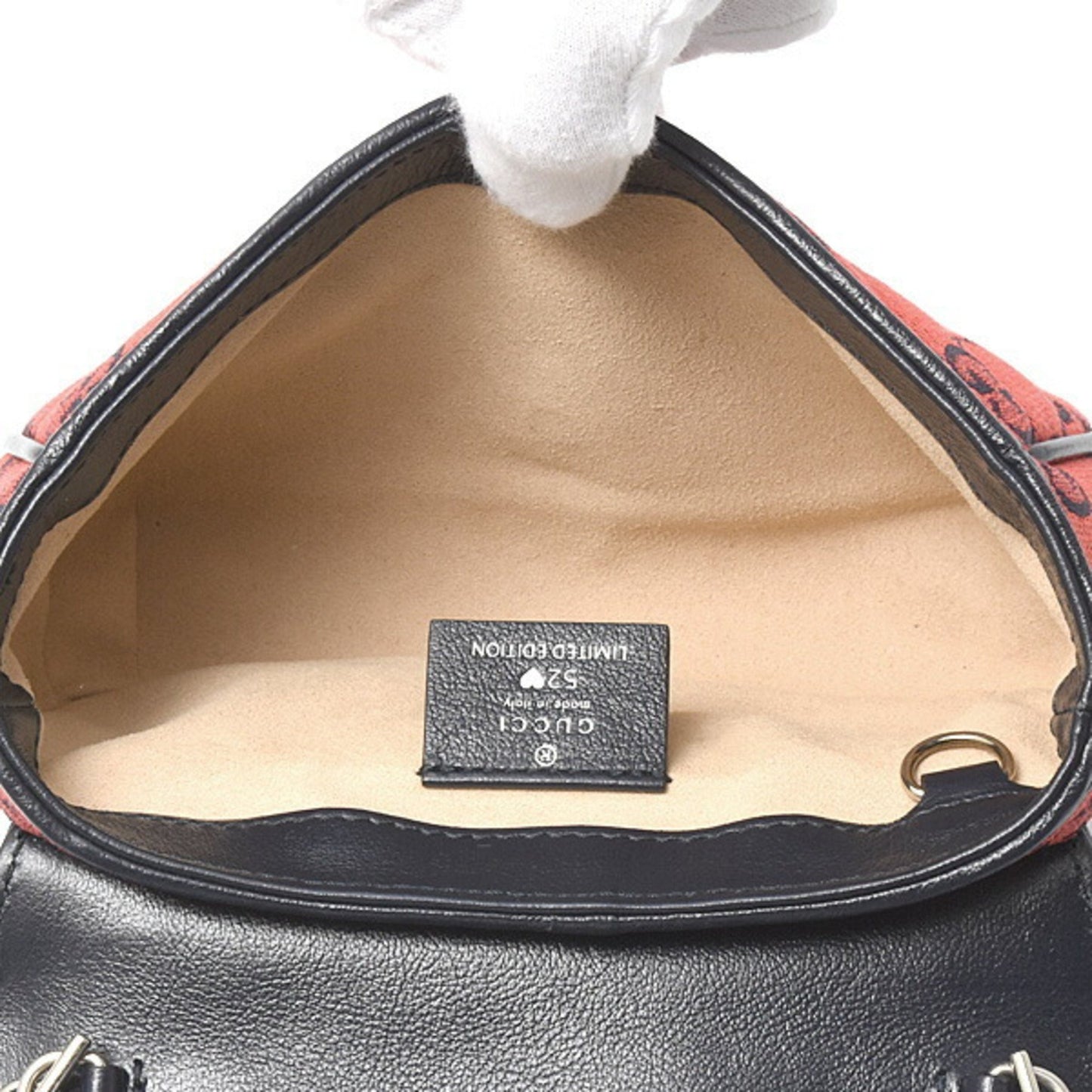 Gucci Red Canvas Gg Marmont