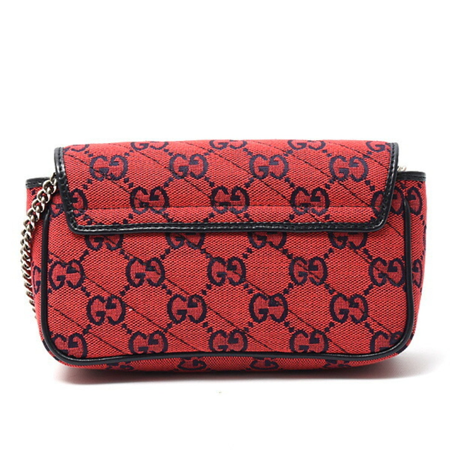 Gucci Red Canvas Gg Marmont