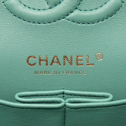 Chanel Green Leather Timeless