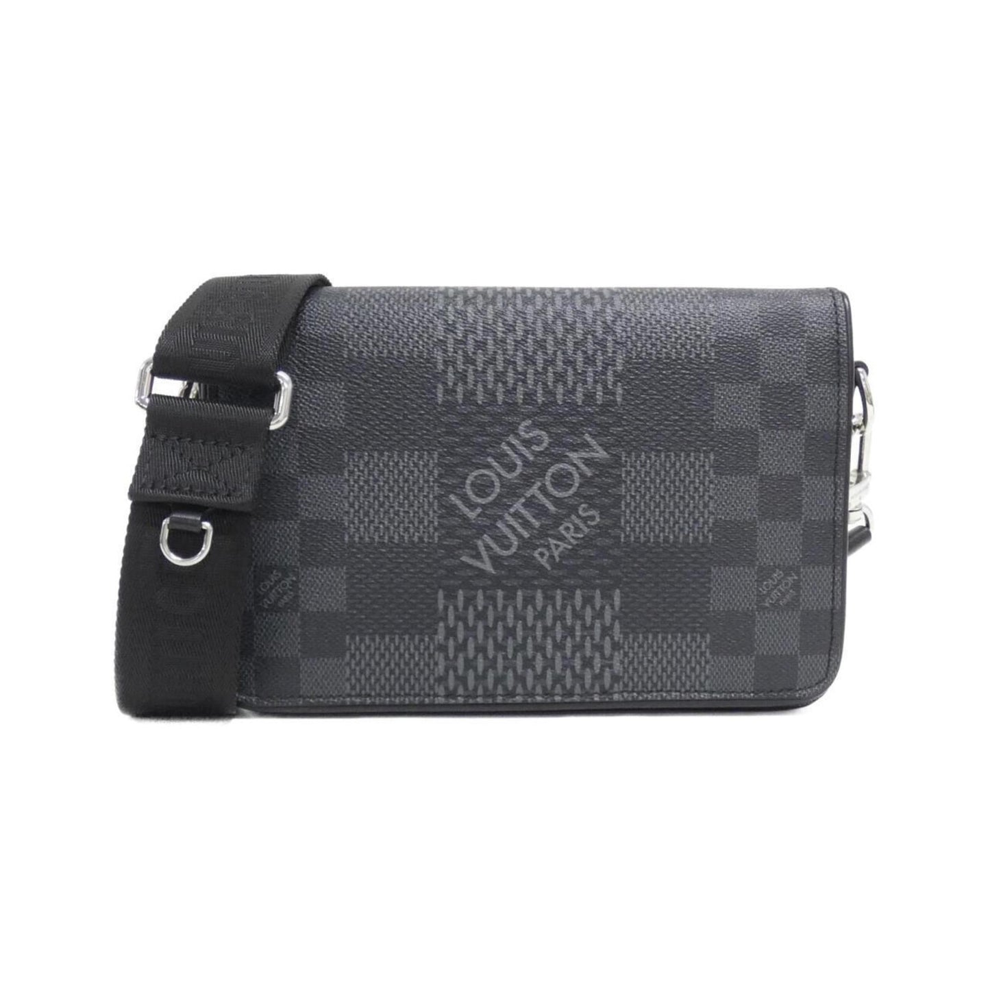 Louis Vuitton Black Canvas Shoulder