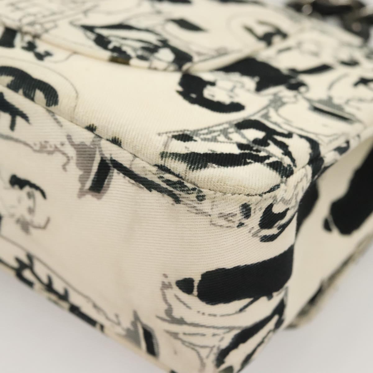 Chanel White Canvas Timeless