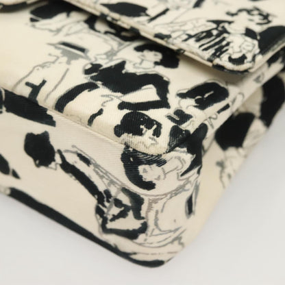 Chanel White Canvas Timeless