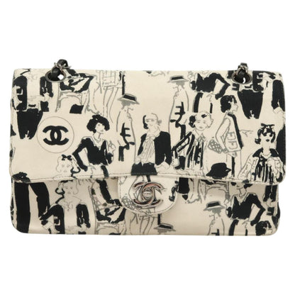Chanel White Canvas Timeless