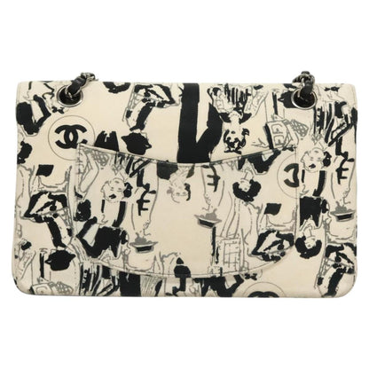 Chanel White Canvas Timeless